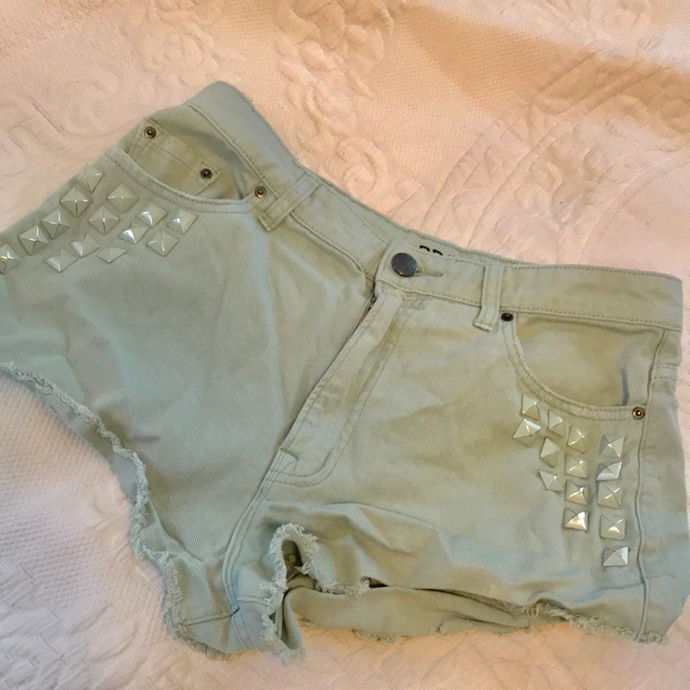 BDG Urban Outfitter Mint Denim Shorts